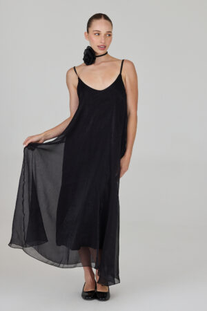 שמלה ארוכה שיפון