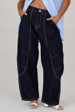 ג׳ינס באגי כהה