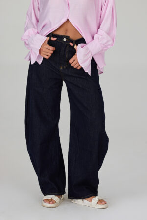 ג׳ינס בויפרנד כהה