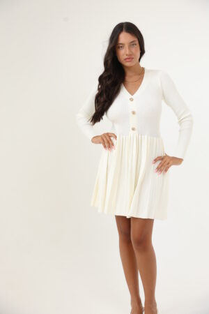 שמלה סריג סנדרה