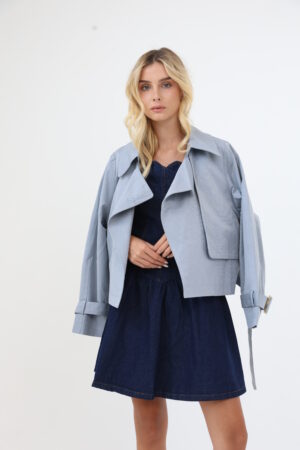 מעיל טרנץ’ קצר